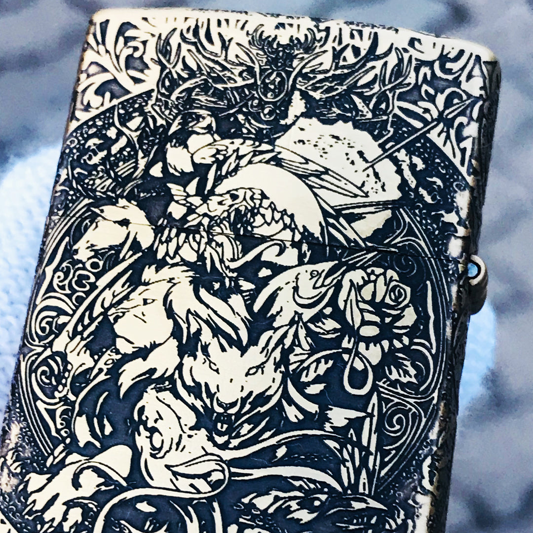 Zippo Game of Thrones The Iron Throne Golden Engraved Brass Lighter