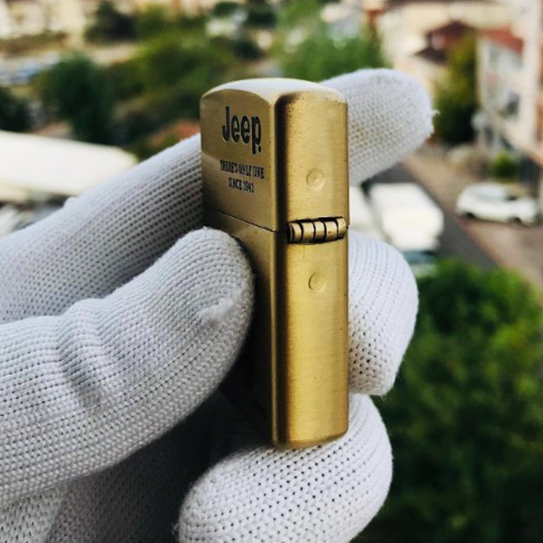 Zippo Jeep Golden Engraved Lighter