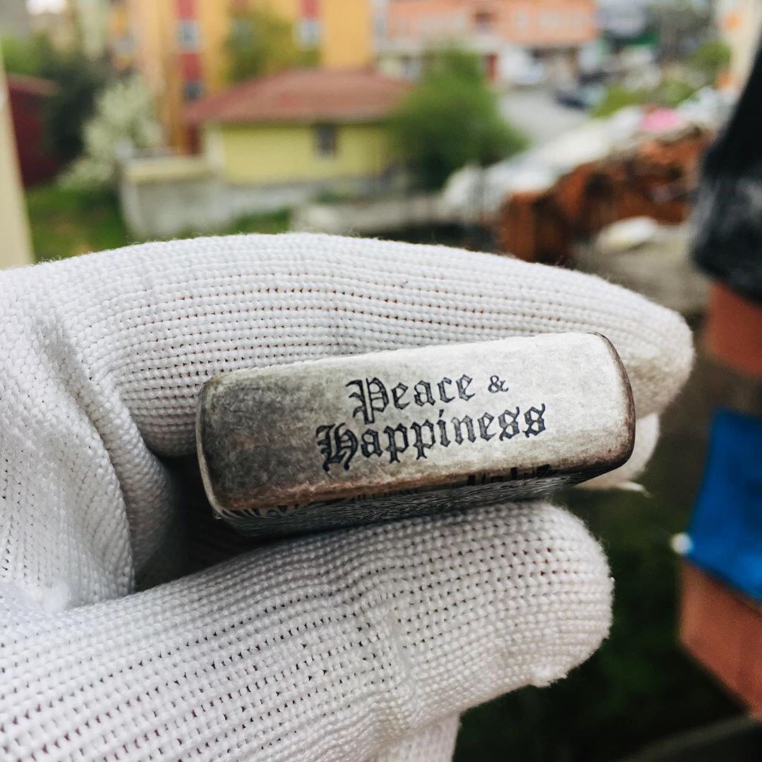 Zippo Guardian Angel Silver Engraved Lighter